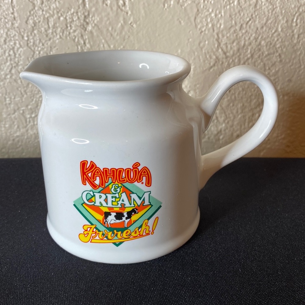 Kahlua Cream and Frrresh! Creamer Pitcher